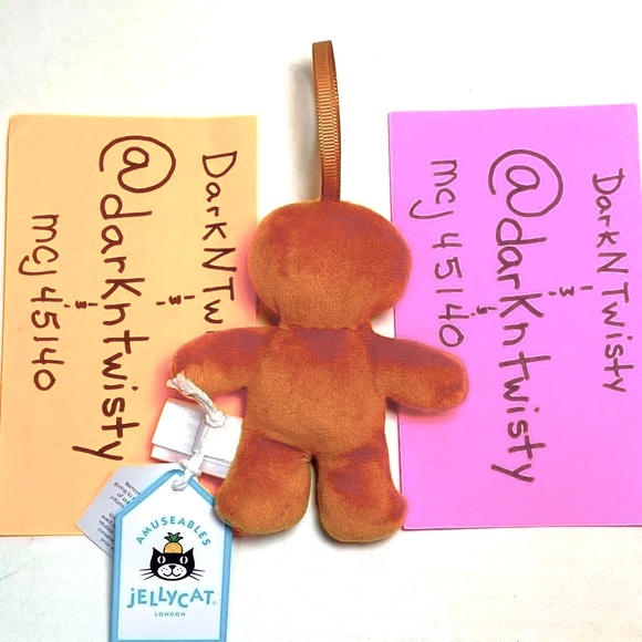 BNWT JELLYCAT FESTIVE FOLLY GINGERBREAD FRED (only) - Picture 2 of 8